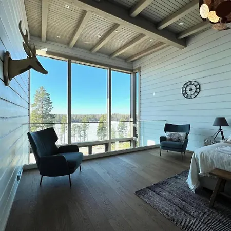 Naava Loft 303 - Kaksikerroksinen Lasiseinaehuoneisto Jaervinaekoealalla * Ähtäri