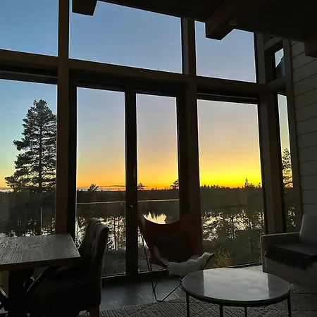 Naava Loft 303 - Kaksikerroksinen Lasiseinaehuoneisto Jaervinaekoealalla Apartamento Ähtäri