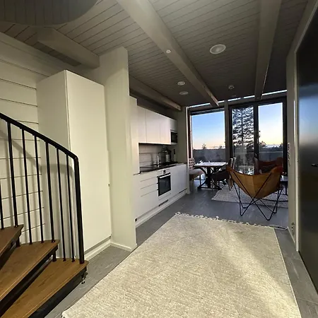 Naava Loft 303 - Kaksikerroksinen Lasiseinaehuoneisto Jaervinaekoealalla Apartamento *