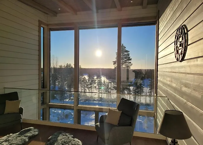 Naava Loft 303 - Kaksikerroksinen Lasiseinaehuoneisto Jaervinaekoealalla Apartamento *