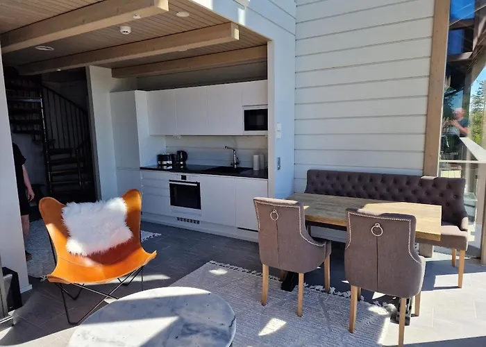 Apartamento Naava Loft 303 - Kaksikerroksinen Lasiseinaehuoneisto Jaervinaekoealalla *