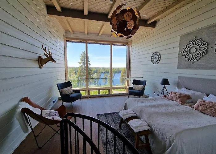 Apartamento Naava Loft 303 - Kaksikerroksinen Lasiseinaehuoneisto Jaervinaekoealalla