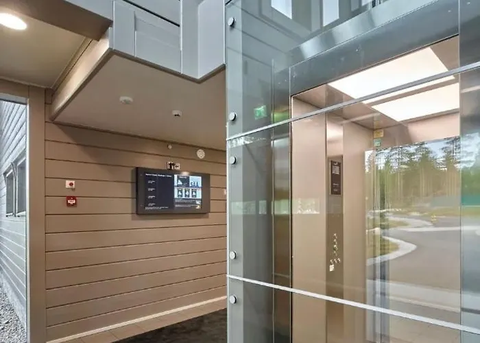 Apartamento Naava Loft 303 - Kaksikerroksinen Lasiseinaehuoneisto Jaervinaekoealalla