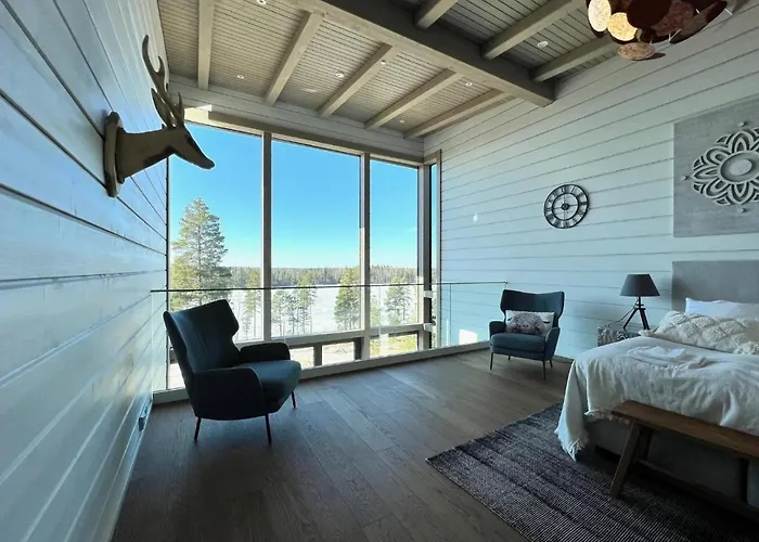 Naava Loft 303 - Kaksikerroksinen Lasiseinaehuoneisto Jaervinaekoealalla * Ähtäri