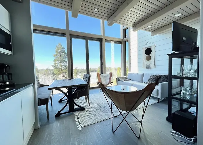 Apartamento Naava Loft 303 - Kaksikerroksinen Lasiseinaehuoneisto Jaervinaekoealalla